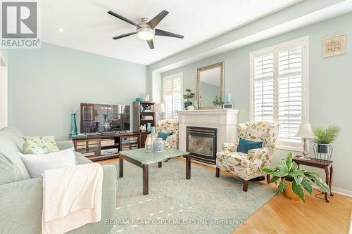 3604 Emery Drive, Mississauga, ON - Indoor Photo Showing Living Room With Fireplace