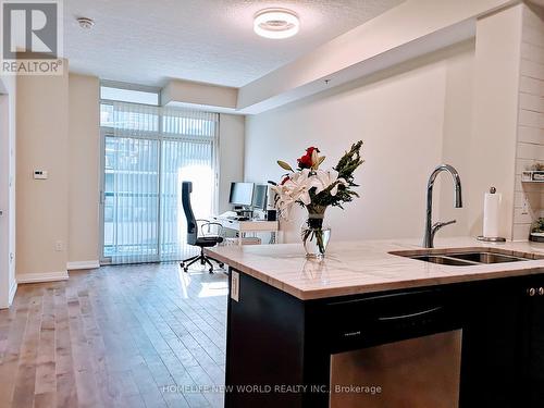 201 - 85 Robinson Street, Hamilton, ON - Indoor Photo Showing Kitchen With Double Sink