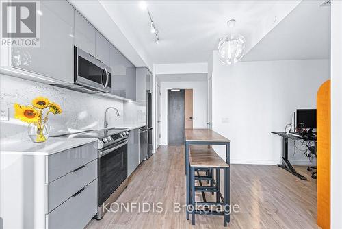 1704 - 48 Power Street, Toronto, ON - Indoor Photo Showing Kitchen With Upgraded Kitchen