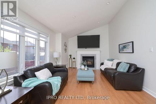 19 Terrastone Court, Caledon, ON - Indoor Photo Showing Living Room With Fireplace