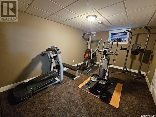 21 Arlington Avenue, Moose Jaw, SK - Indoor Photo Showing Gym Room