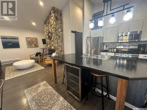 118 Eugene Drive, Sandy Beach, SK - Indoor Photo Showing Kitchen