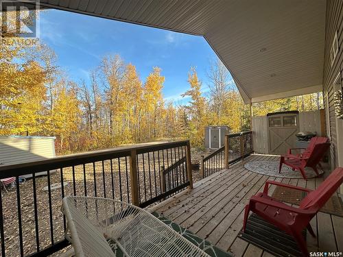 118 Eugene Drive, Sandy Beach, SK - Outdoor With Deck Patio Veranda With Exterior