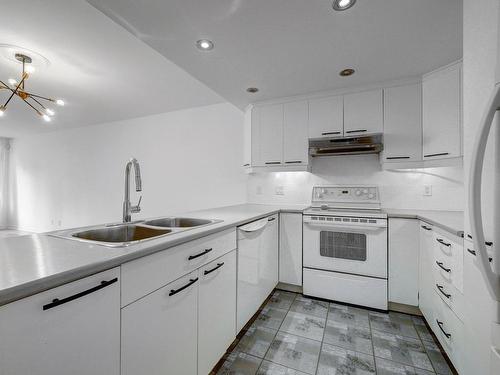 Cuisine - 2577 Rue St-Émile, Montréal (Mercier/Hochelaga-Maisonneuve), QC - Indoor Photo Showing Kitchen With Double Sink