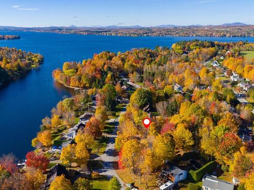 Photo aÃ©rienne - 245 Rue Joseph-Pariseau, Sherbrooke (Brompton/Rock Forest/Saint-Élie/Deauville), QC - Outdoor With Body Of Water With View