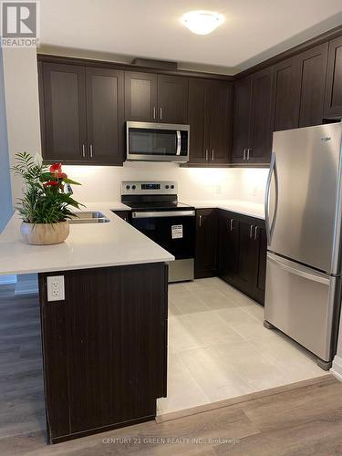 410 - 830 Megson Terrace, Milton, ON - Indoor Photo Showing Kitchen With Upgraded Kitchen