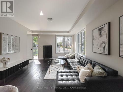 107 - 1180 Cawthra Road, Mississauga, ON - Indoor Photo Showing Living Room