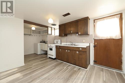 223 Rosemount Avenue, Toronto, ON - Indoor Photo Showing Kitchen With Double Sink