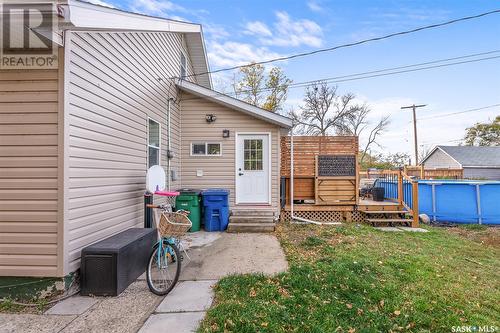 370 Stadacona Street E, Moose Jaw, SK - Outdoor With Above Ground Pool With Exterior