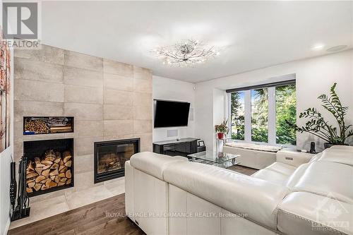 1797 Des Arbres Street, Ottawa, ON - Indoor Photo Showing Living Room With Fireplace