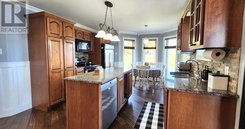 92 Route 450 Route, Halfway Point, NL - Indoor Photo Showing Kitchen With Double Sink