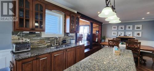 92 Route 450 Route, Halfway Point, NL - Indoor Photo Showing Kitchen With Double Sink