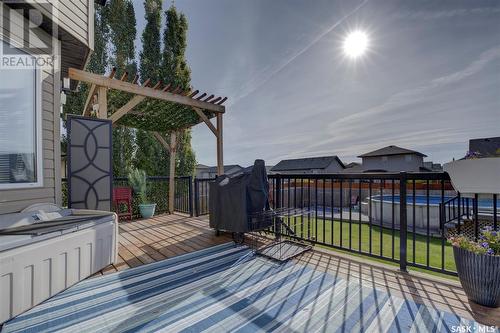 814 Rock Hill Lane, Martensville, SK - Outdoor With Deck Patio Veranda With Exterior