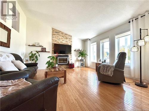 1304 St Joseph, Bathurst, NB - Indoor Photo Showing Living Room With Fireplace