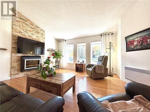 1304 St Joseph, Bathurst, NB - Indoor Photo Showing Living Room With Fireplace