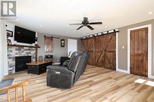 34486 Gore Road, South Huron (Stephen Twp), ON - Indoor With Fireplace