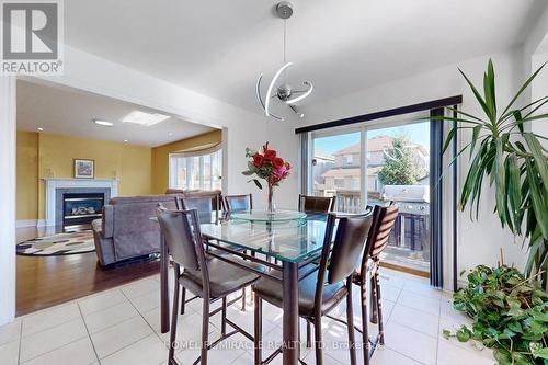 59 El Camino Way, Brampton, ON - Indoor Photo Showing Dining Room With Fireplace