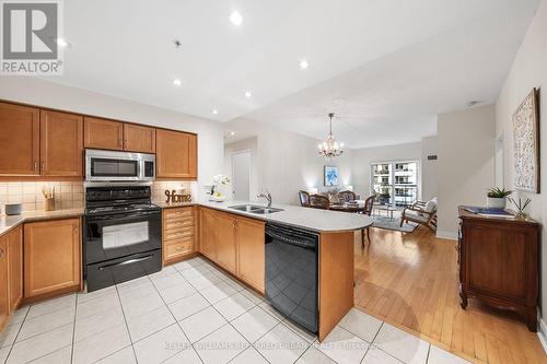 801 - 12 Rean Drive, Toronto, ON - Indoor Photo Showing Kitchen With Double Sink