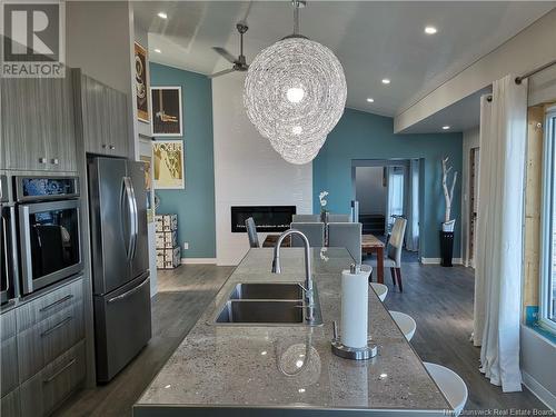 183 Chaleur Street, Charlo, NB - Indoor Photo Showing Kitchen With Double Sink With Upgraded Kitchen