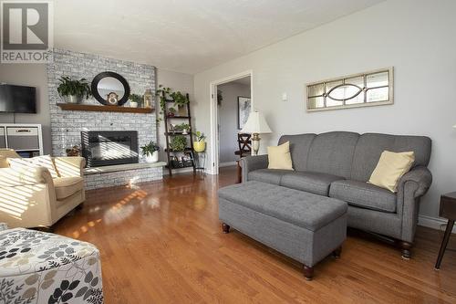 704 Third Lin E, Sault Ste. Marie, ON - Indoor Photo Showing Living Room With Fireplace