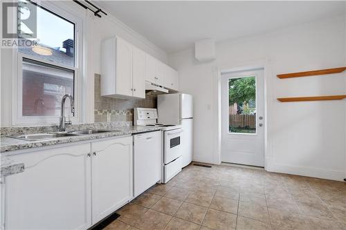 Bright spacious Kitchen - 190 Lochiel Street S, Renfrew, ON - Indoor Photo Showing Kitchen With Double Sink