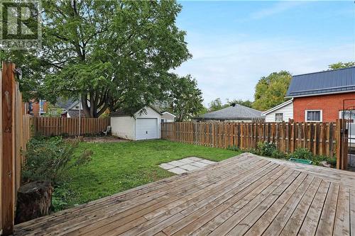 Large deck off kitchen - 190 Lochiel Street S, Renfrew, ON - Outdoor With Deck Patio Veranda