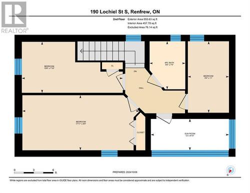 Floor Plans Second Level - 190 Lochiel Street S, Renfrew, ON - Other