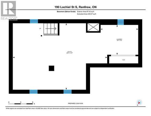 Floor Plans Basement Level - 190 Lochiel Street S, Renfrew, ON - Other