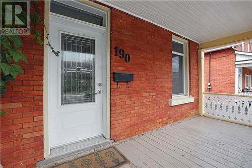 Welcoming front porch - 190 Lochiel Street S, Renfrew, ON - Outdoor With Exterior