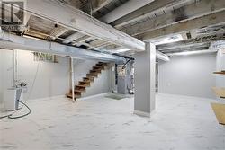 Laundry area in basement - 