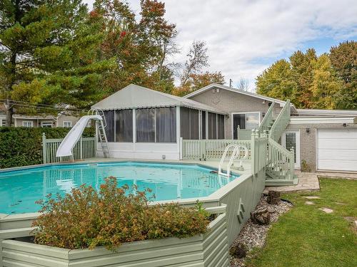 Piscine - 703 Rue Maher, Clarenceville, QC - Outdoor With Above Ground Pool