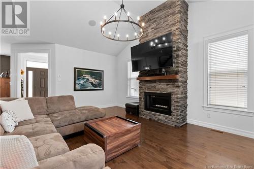 181 Valmont Street, Dieppe, NB - Indoor Photo Showing Living Room With Fireplace