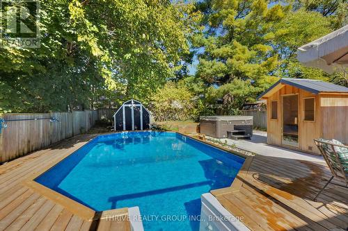 1346 Langmuir Avenue, London, ON - Outdoor With In Ground Pool With Backyard