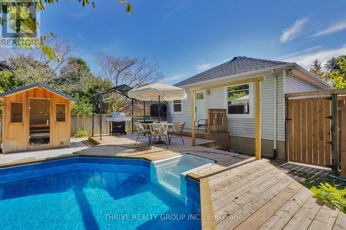 1346 Langmuir Avenue, London, ON - Outdoor With In Ground Pool With Deck Patio Veranda