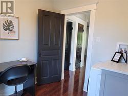 Office has a functioning door (and closet) - 