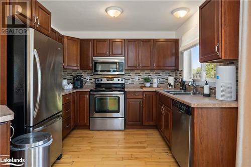 1050 Privet Drive, Minden Hills, ON - Indoor Photo Showing Kitchen With Double Sink