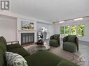 306 Cathcart Street, Ottawa, ON  - Indoor Photo Showing Living Room With Fireplace 