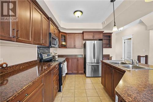 2310 Algonquin Unit# 29, Sudbury, ON - Indoor Photo Showing Kitchen With Double Sink