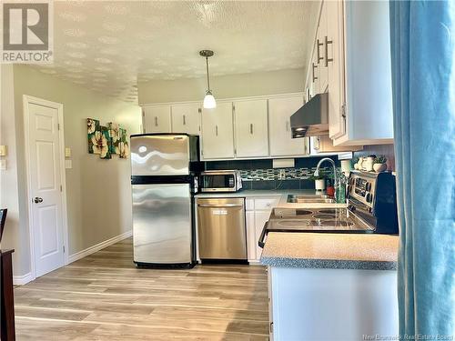 33 Aéroport Street, Edmundston, NB - Indoor Photo Showing Kitchen With Double Sink