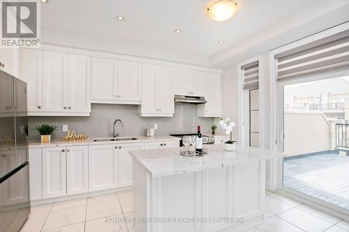 18 Campobello Street, Vaughan, ON - Indoor Photo Showing Kitchen With Double Sink