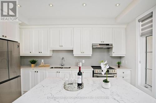 18 Campobello Street, Vaughan, ON - Indoor Photo Showing Kitchen With Double Sink With Upgraded Kitchen