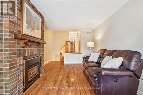 1278 Valerie Crescent, Oakville, ON - Indoor Photo Showing Living Room With Fireplace