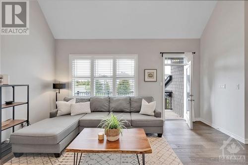 Family Room with Balcony - 976 Shimmerton Circle, Kanata, ON - Indoor Photo Showing Living Room