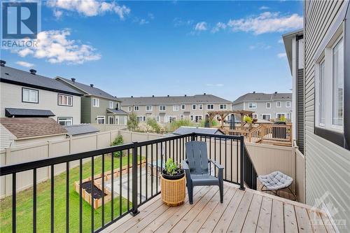 Cedar Custom Deck - 976 Shimmerton Circle, Kanata, ON - Outdoor With Balcony With Exterior