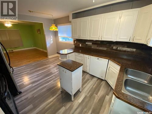 36 Ontario Avenue, Yorkton, SK - Indoor Photo Showing Kitchen With Double Sink