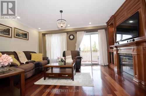 24 Tania Crescent, Vaughan, ON - Indoor Photo Showing Living Room With Fireplace