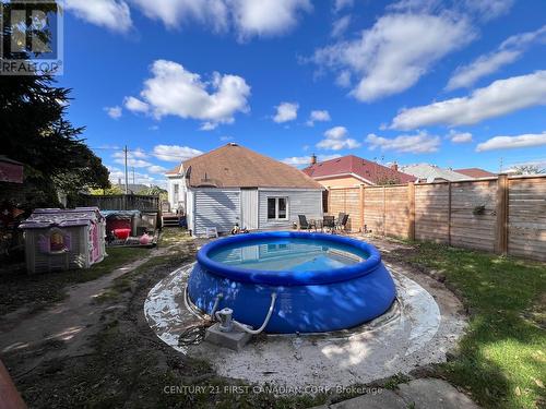 Pool is not included - 2 Pearl Street, London, ON - Outdoor With Above Ground Pool