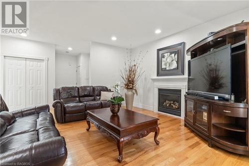 Main Floor Living Room - 169 Trillium Drive, Port Elgin, ON - Indoor Photo Showing Living Room With Fireplace