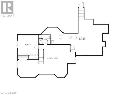 Lower Level Floor Plan - 169 Trillium Drive, Port Elgin, ON - Other