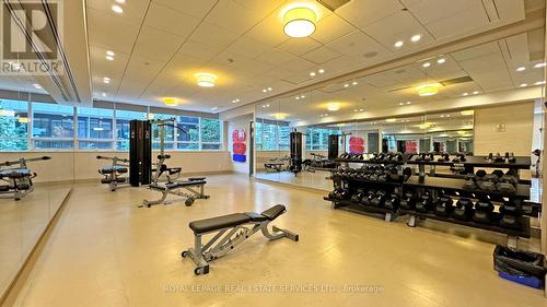 1806 - 25 Broadway Avenue, Toronto, ON - Indoor Photo Showing Gym Room